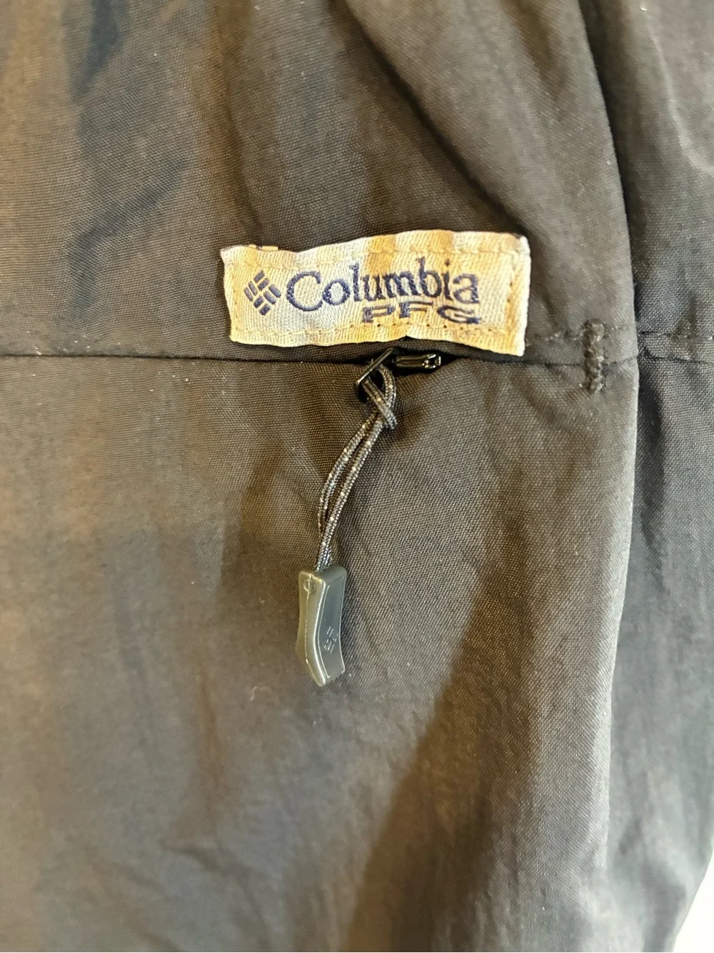 Columbia PFG Performance Fishing Gear Black Nylon Shorts Men's Medium